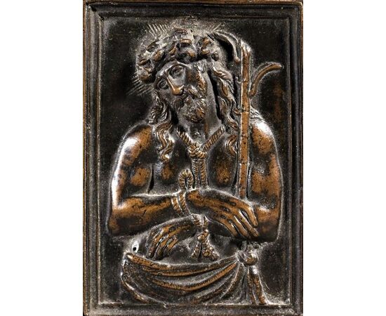 "Ecce Homo" rarissima pace in  bronzo