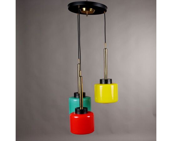 Lampada con Vetri Colorati Anni 60