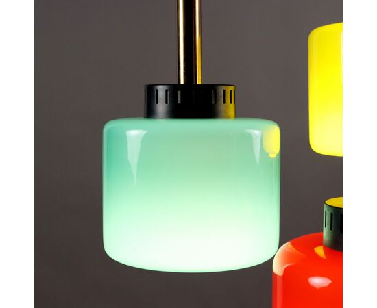 Lampada con Vetri Colorati Anni 60