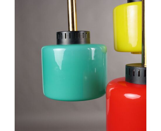 Lampada con Vetri Colorati Anni 60