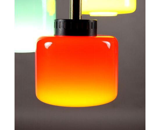 Lampada con Vetri Colorati Anni 60