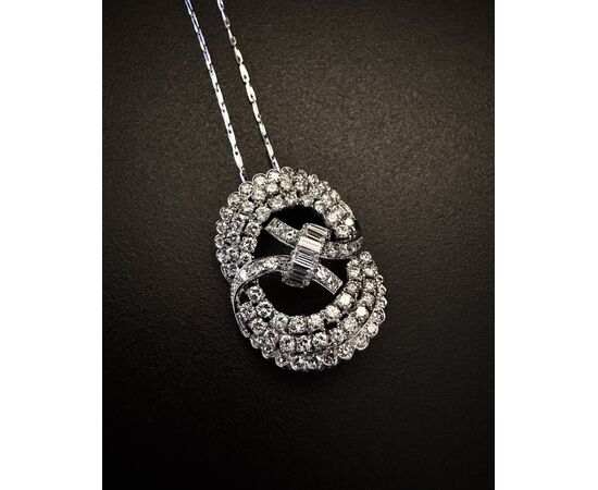 Pendente  con  Diamanti  4  ct. 