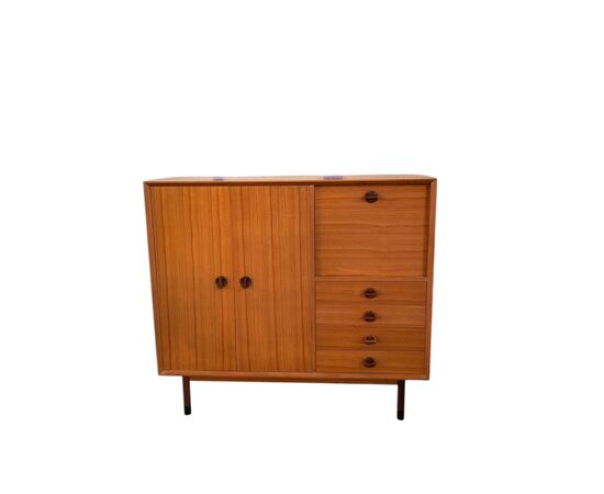 Credenza di George Coslin in teak, anni '60