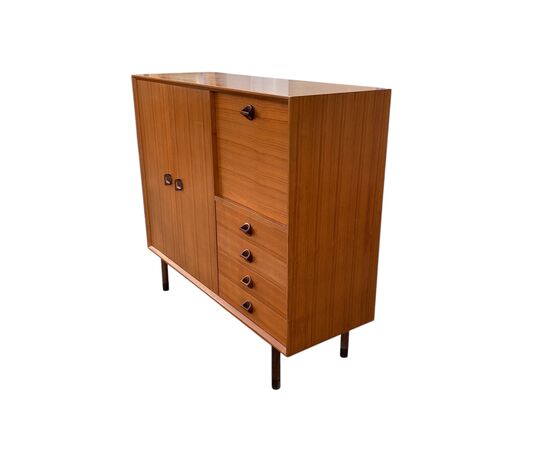 Credenza di George Coslin in teak, anni '60