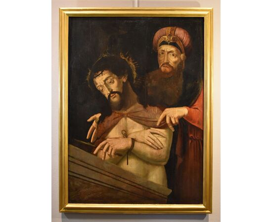 Ecce Homo con Ponzio Pilato, Cerchia di Michael Coxie (Malines, 1499 – Malines, 1592)