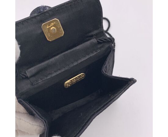 FENDI Borsa a Tracolla Vintage in Tela Col. Nero FF S