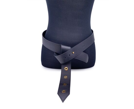 LOUIS VUITTON Cintura in Pelle Col. Nero Tie The Knot