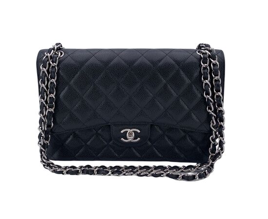 CHANEL Borsa a Tracolla in Pelle Col. Nero Timeless/Classique L