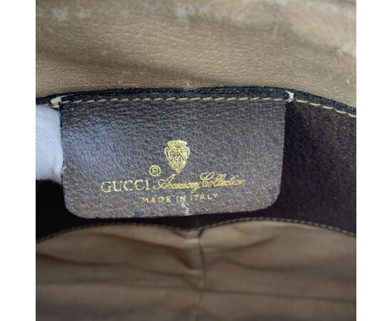 GUCCI Borsa a Tracolla Vintage in Tela Col. Marrone Ophidia S