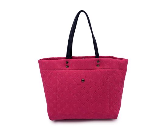 LOUIS VUITTON Borsa Shopper in Tela Col. Rosa Neverfull M