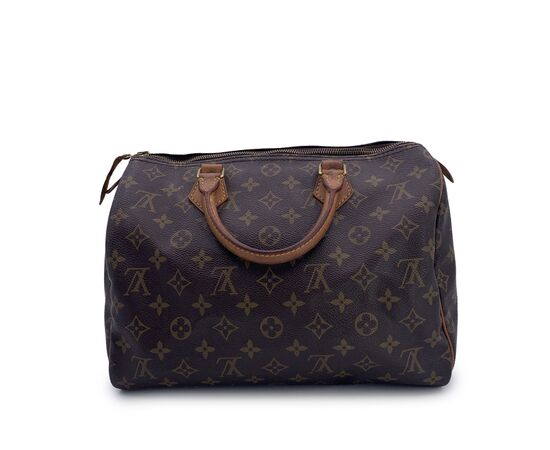 LOUIS VUITTON Borsa a Mano Vintage in Tela Col. Marrone Speedy M