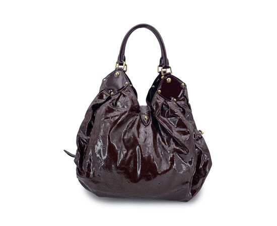 LOUIS VUITTON Borsa Hobo in Pelle Lucida Col. Marrone Surya L