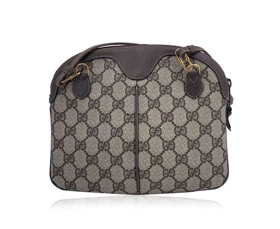 GUCCI Borsa a Tracolla Vintage in Tela Col. Marrone Ophidia S