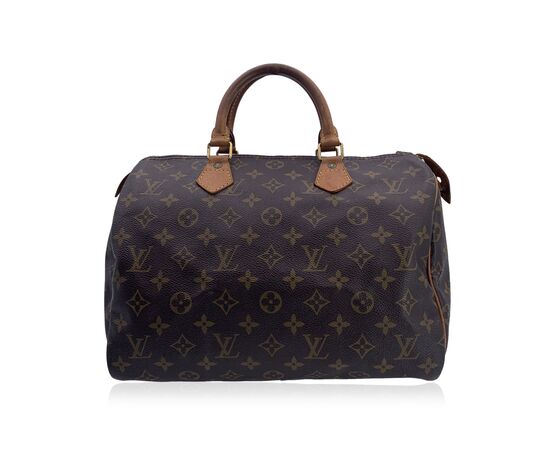 LOUIS VUITTON Borsa a Mano Vintage in Tela Col. Marrone Speedy M