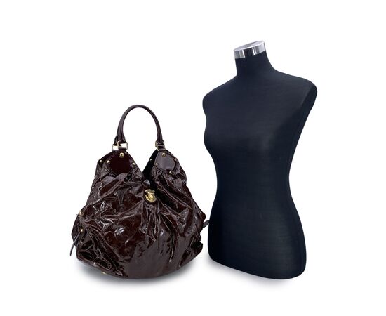 LOUIS VUITTON Borsa Hobo in Pelle Lucida Col. Marrone Surya L