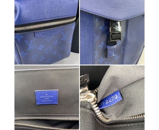 LOUIS VUITTON Zaino in Pelle Col. Blu Outdoor L