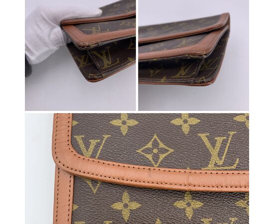 LOUIS VUITTON Pochette Vintage in Tela Col. Marrone Pochette Dame S