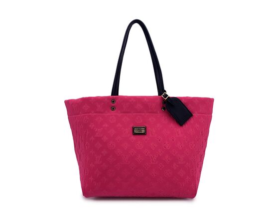 LOUIS VUITTON Borsa Shopper in Tela Col. Rosa Neverfull M