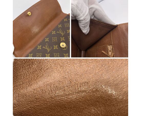 LOUIS VUITTON Pochette Vintage in Tela Col. Marrone Pochette Dame S