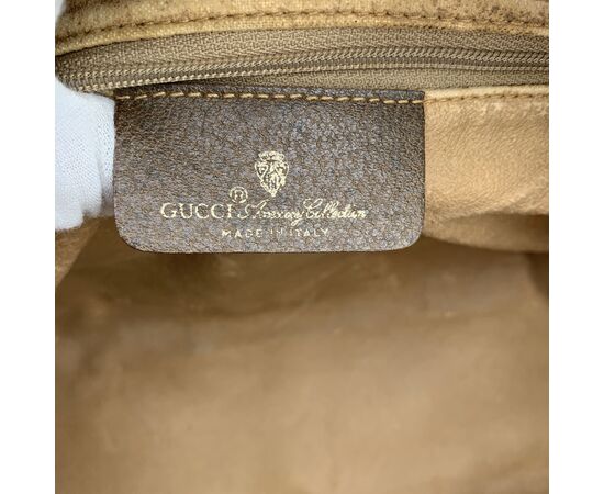 GUCCI Borsa a Mano Vintage in Tela Col. Beige Ophidia GG M