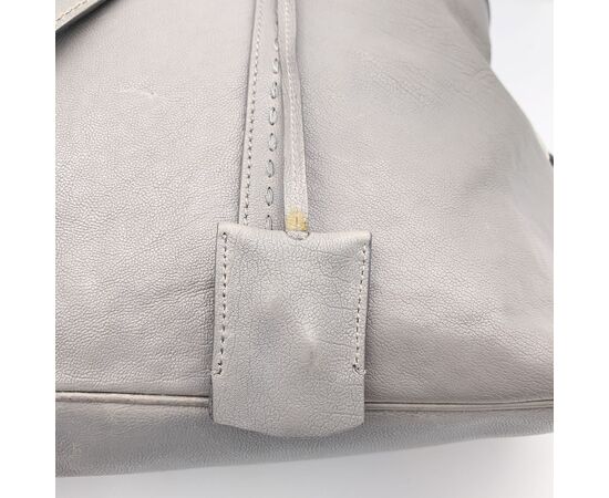 YVES SAINT LAURENT Borsa Shopper in Pelle Col. Grigio Muse L