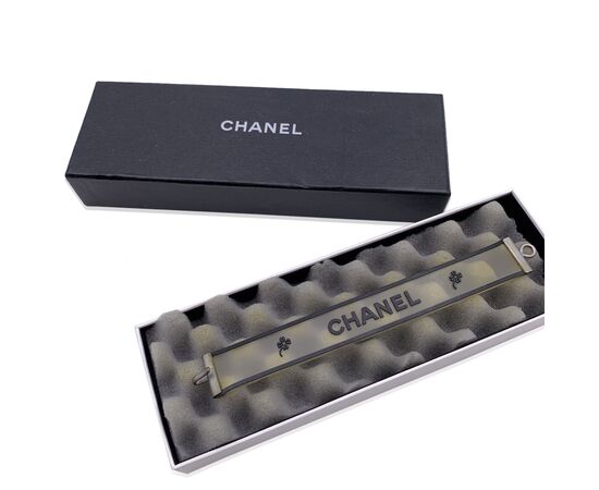 CHANEL Bracciale Vintage in Plastica Col. Nero CHANEL