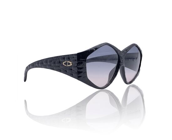 CHRISTIAN DIOR Occhiali da Sole Vintage in Acetatoa Col. Nero 2230