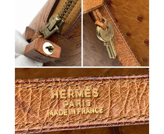 HERMES Borsa a Mano Vintage in Pelle Col. Bolide M