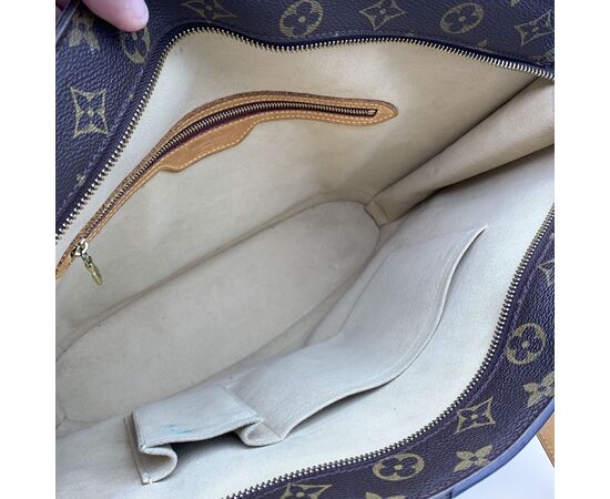 LOUIS VUITTON Borsa Shopper Vintage in Tela Col. Marrone Babylone M