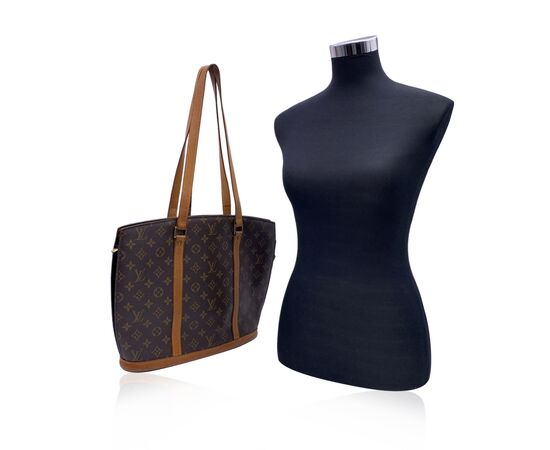 LOUIS VUITTON Borsa Shopper Vintage in Tela Col. Marrone Babylone M