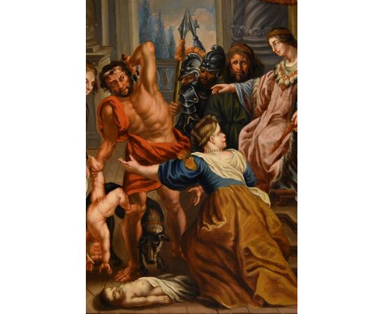 Il Giudizio di Re Salomone, Cerchia di Peter Paul Rubens (Siegen 1577 - Anversa 1640)