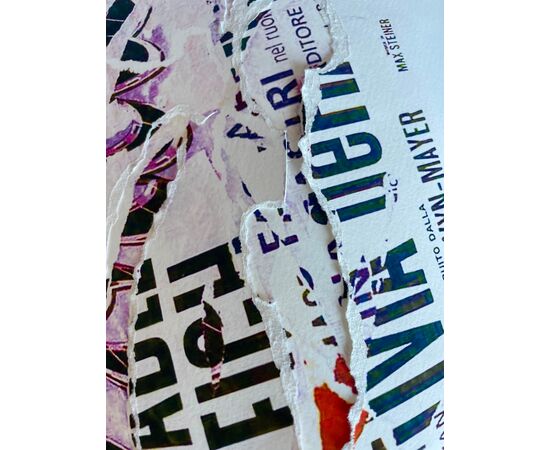 Via col vento - Mimmo Rotella (1918-2006)