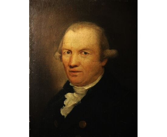 Ritratto di gentiluomo, ambito inglese XVIII sec. 