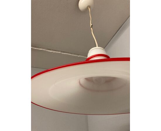 Lampada sospensione cappello strega Murano anni 70 modernariato diametro cm 58 