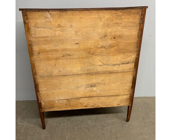 Antica bellissima credenza / stipo Luigi XVI fine 700 . Mis L105 prof 40 H 125 .Restaurata 