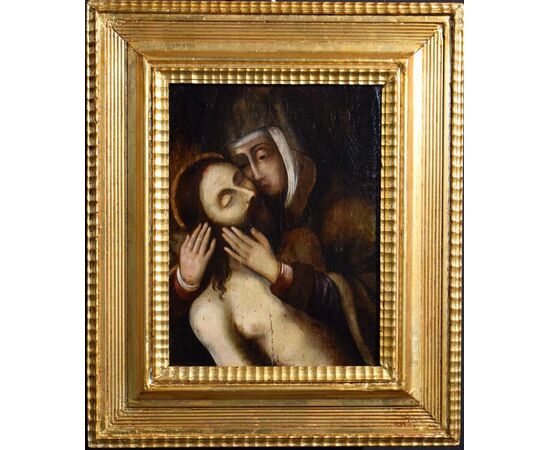 "Pietà"  olio su tavola