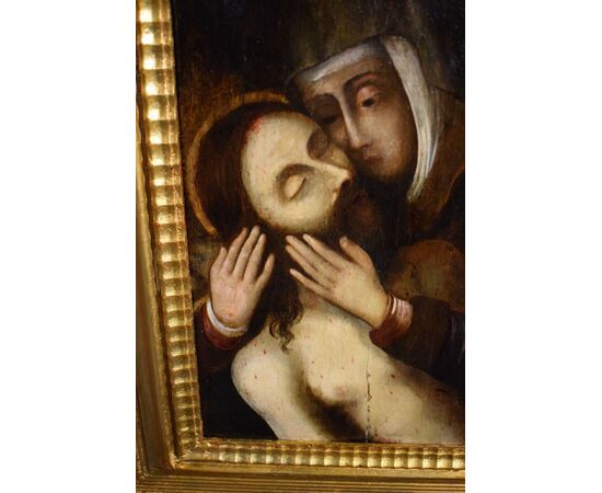 "Pietà"  olio su tavola