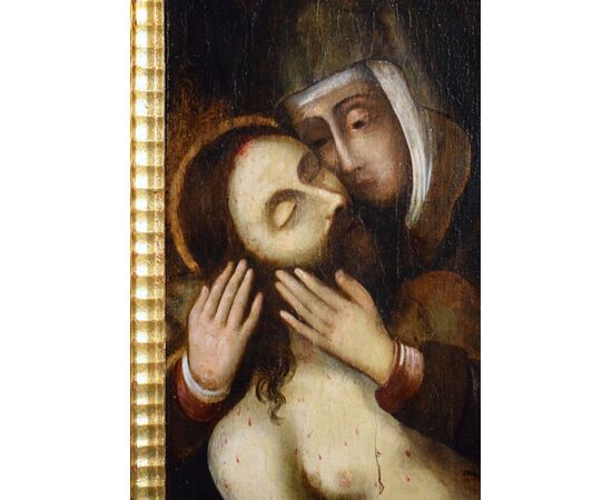 "Pietà"  olio su tavola