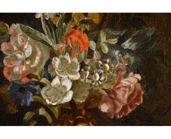 Natura morta di fiori, Jacob van Huysum (Amsterdam, 1687 – Londra, 1746)