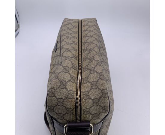 GUCCI Borsa a Tracolla in Tela Col. Beige Ophidia GG Supreme L