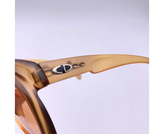 CHRISTIAN DIOR Occhiali da Sole Vintage in Acetato Col. Arancione Oversize