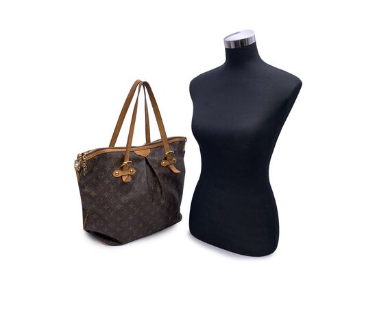 LOUIS VUITTON Borsa Shopper in Tela Col. Marrone Palermo M