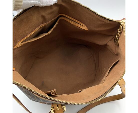 LOUIS VUITTON Borsa Shopper in Tela Col. Marrone Palermo M