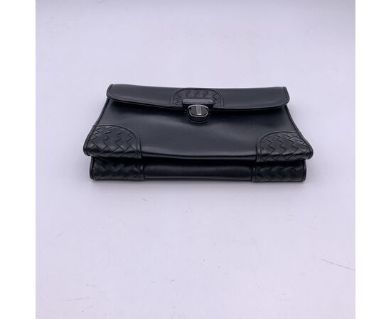 BOTTEGA VENETA Pochette in Pelle Col. Nero Pouch S