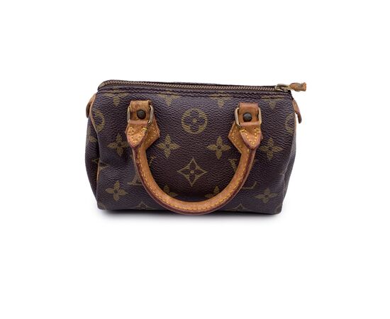 LOUIS VUITTON Borsa a Mano Vintage in Tela Col. Marrone Nano Speedy / Mini HL S