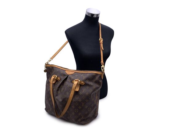 LOUIS VUITTON Borsa Shopper in Tela Col. Marrone Palermo M