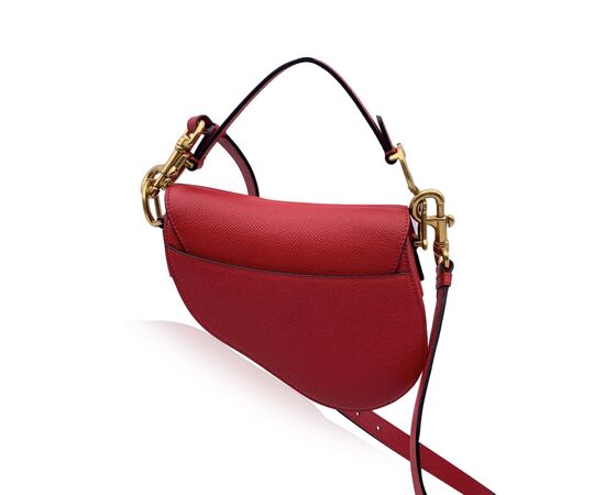 DIOR Borsa a Tracolla in Pelle Col. Rosso Saddle S