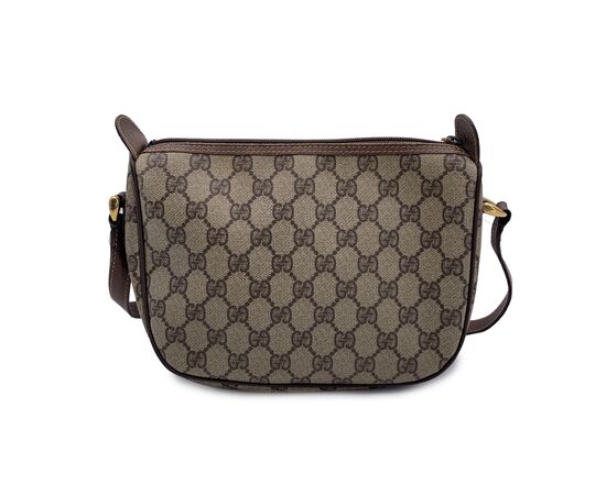 GUCCI Borsa a Tracolla Vintage in Tela Col. Marrone Ophidia S