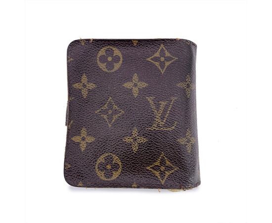 LOUIS VUITTON Portafoglio Vintage in Tela Col. Marrone S