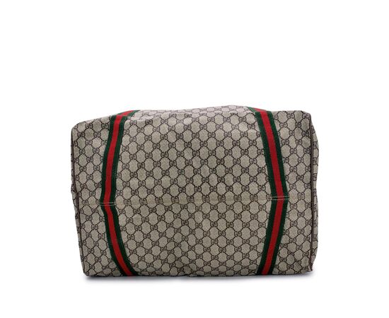 GUCCI Borsa da Viaggio Vintage in Tela Col. Marrone Ophidia L